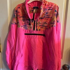 Vintage Hana 1/4 zip pullover windbreaker